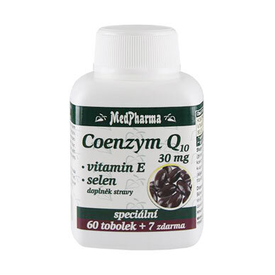 MedPharma Coenzym Q10 30 mg   vitamín E   selén 60 tob.   7 tob. ZD ARMA