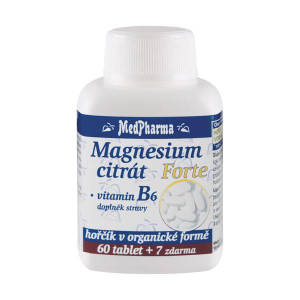 MedPharma Magnesium citrát Forte   vitamín B6 60   7 tablet ZD ARMA