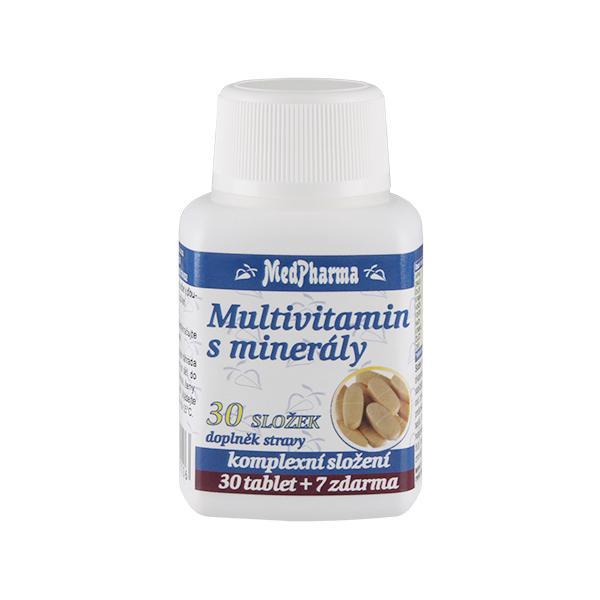 MedPharma Multivitamin s minerály 30 složek 30 tbl.   7 tbl. ZDARMA