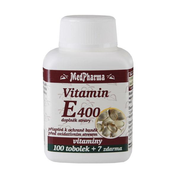 MedPharma Vitamín E 400 100 tob.   7 tob. ZDARMA