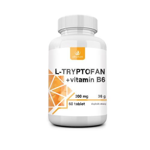 Allnature L-tryptofán   vitamín B6 60 tbl.