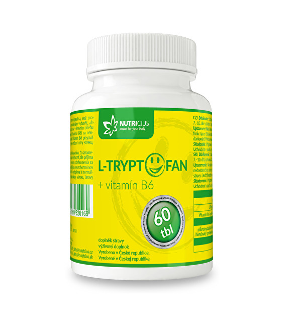Nutricius L-Tryptofan   vitamín B6 60 tbl.