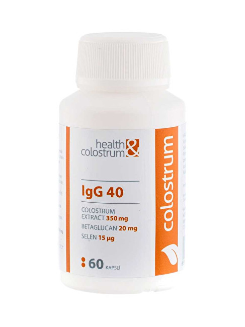 Health&colostrum Colostrum IgG 40 (350 mg)   betaglukan   selén 60 kapsúl