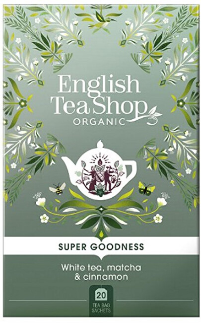 English Tea Shop Biely čaj, Matcha a škorica BIO 20 vrecúšok