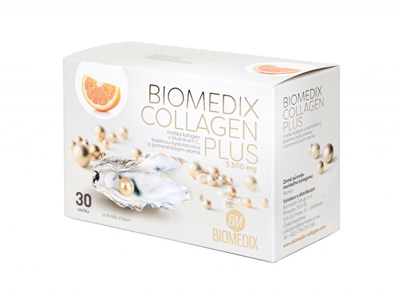 Biomedix Biomedix Kolagén Plus Pomaranč 30 sáčkov