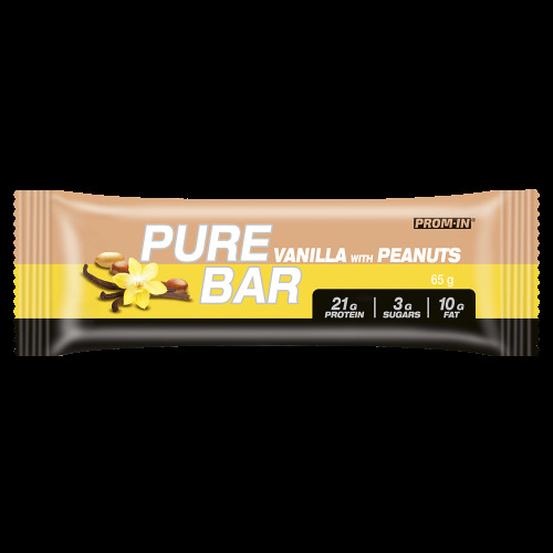prom-in Pure bar 65 g Vanilka  arašídy