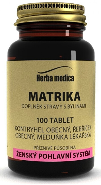 HerbaMedica Matrika 50g - menštruačné komfort 100 tabliet