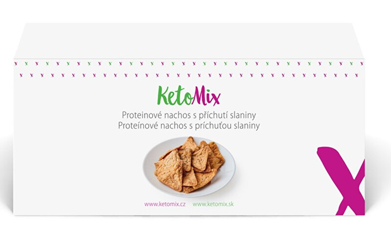 KetoMix Proteínové nachos - slanina (4 porcie)