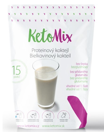 KetoMix Proteínový koktail KetoMix 450 g (15 porcií)