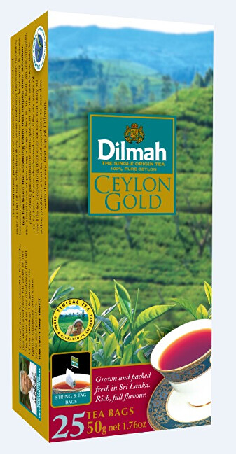 Dilmah Čaj čierny Ceylon Gold 25 ks