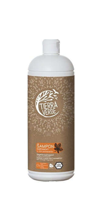Tierra Verde Gaštanový šampón pre posilnenie vlasov s vôňou pomaranča 1 l