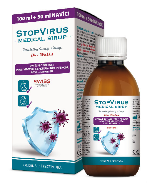 Simply You StopVirus Medical sirup Dr. Weiss 100   50 ml ZADARMO