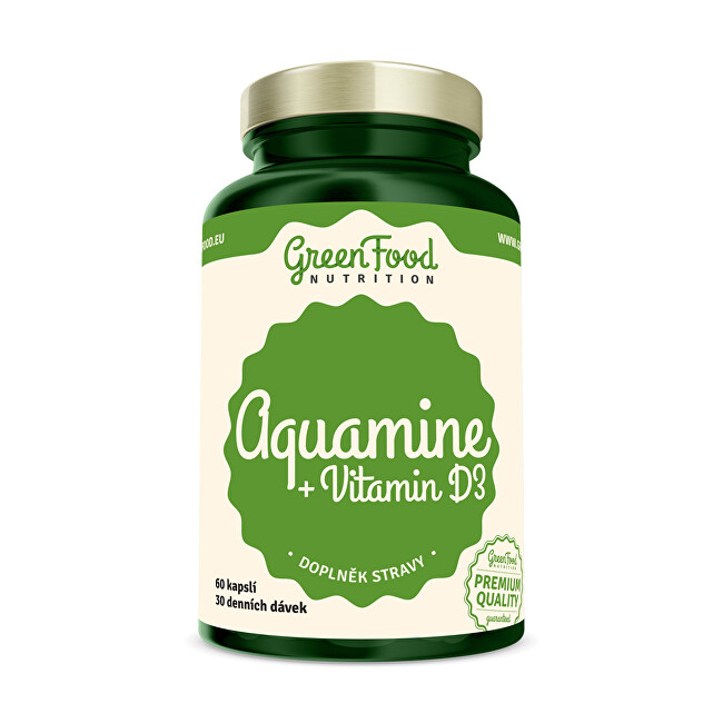 GreenFood Nutrition Aquamin   Vitamín D3 60 kapsúl