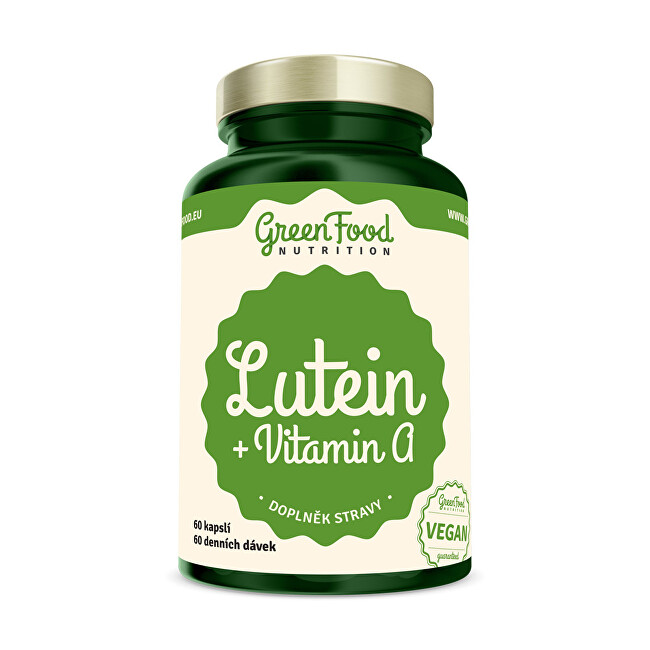 GreenFood Nutrition Luteín   Vitamín A 60 kapsúl