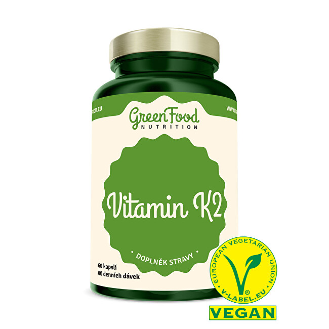 GreenFood Nutrition Vitamín K2 60 kapsúl GF