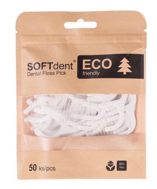 SOFTdent ECO dentálne špáradlá, 50 ks
