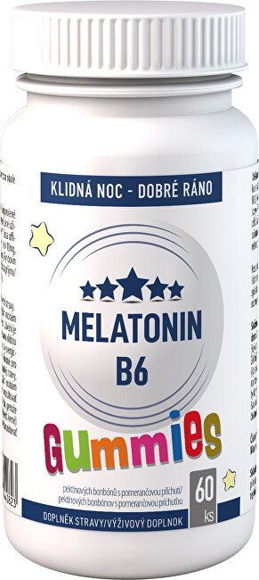 Clinical Nutricosmetics Melatonin B6 Gummies 60 pektinových bonbónů