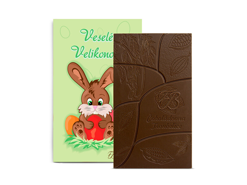 Čokoládovna Troubelice Mliečna čokoláda - Veľkonočný zajac 40% 45 g