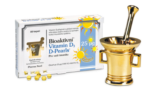 Pharma Nord Bioaktívny Vitamin D3 25 mcg 80 kapsúl