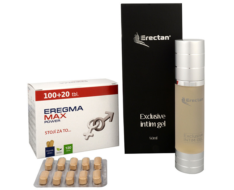 Natural Medicaments Eregma Max Power 100 tbl.   20 tbl. ZD ARMA   Erectan Exclusive intim gel 50 ml