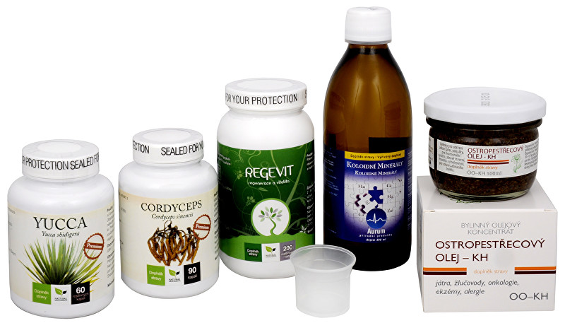 Odporúčaná kombinácia produktov Na Únavu - Cordyceps Premium   Regevit   Koloidné minerály   Ostropestřecový olej (kaša)   Yucca