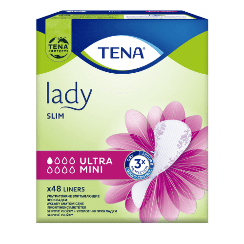 TENA Lady slim ultra mini inkontinenčné slipové vložky 48 kusov