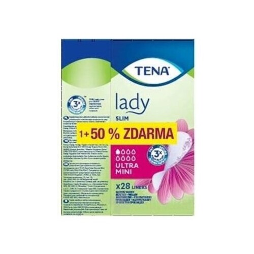 TENA Lady slim ultra mini inkontinenčné slipové vložky 28  14 kusov ZADARMO