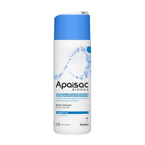 APAISAC Biorga čistiace pleťové mlieko, modrá rada 200 ml