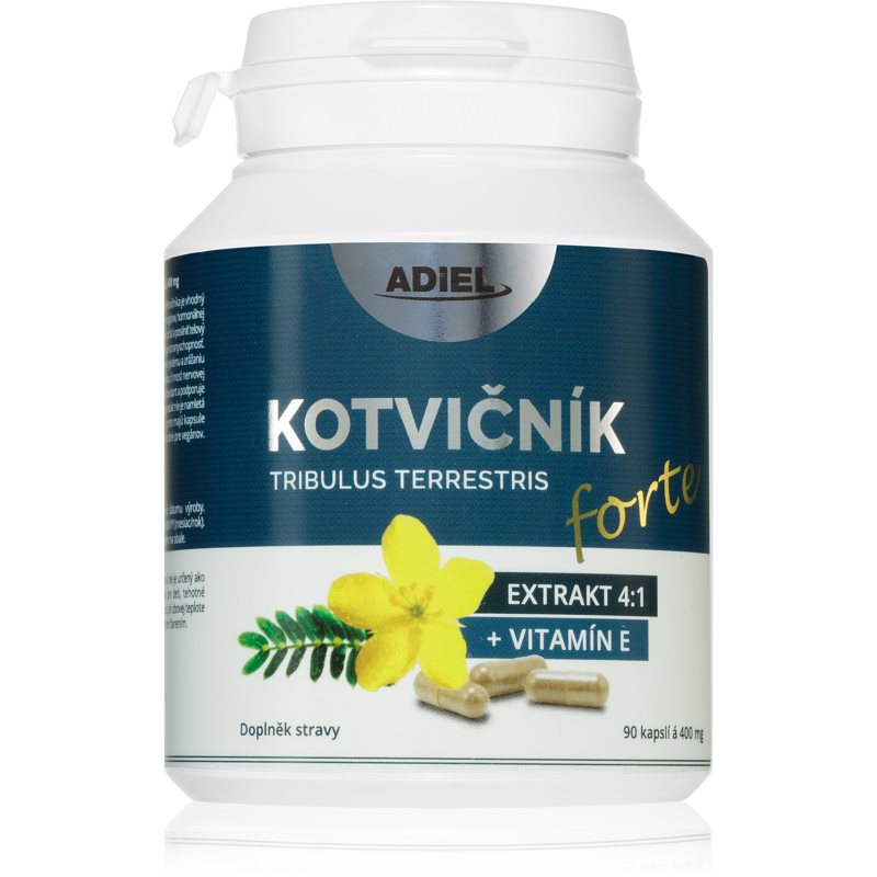 Adiel Kotvičník  vitamin E forte bylinné kapsuly na podporu hormonálnej rovnováhy 90 cps