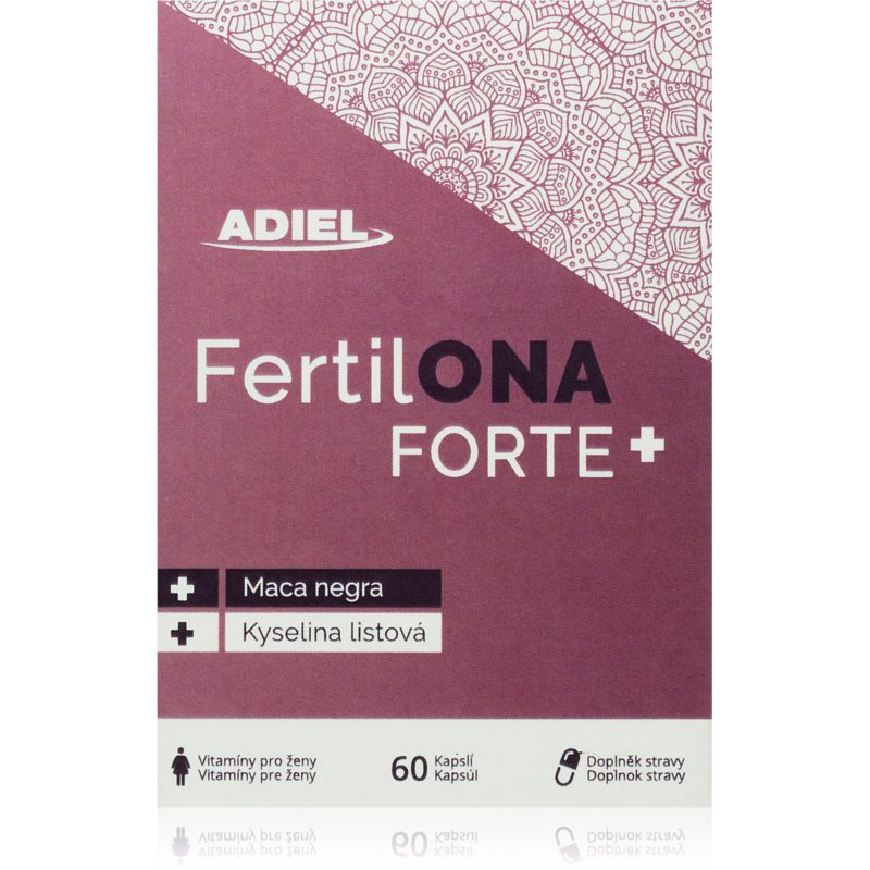 Adiel FertilONA Forte bylinné kapsuly pri plánovaní tehotenstva 60 cps