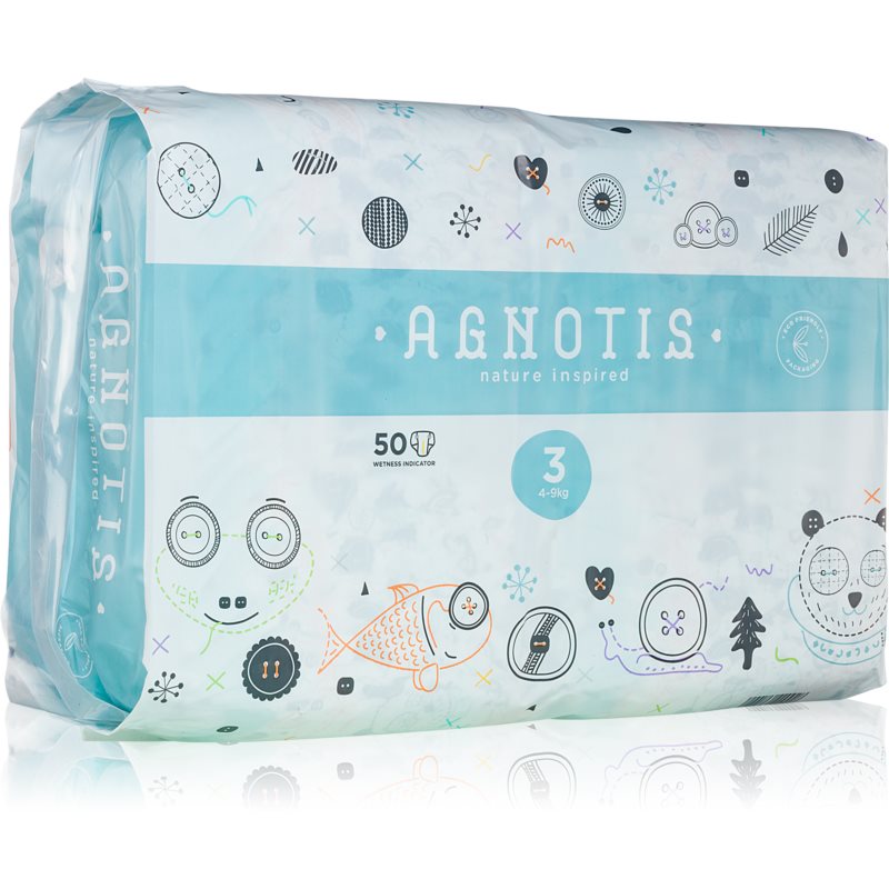 Agnotis Baby Diapers No 3 jednorazové plienky 4-9 kg 50 ks