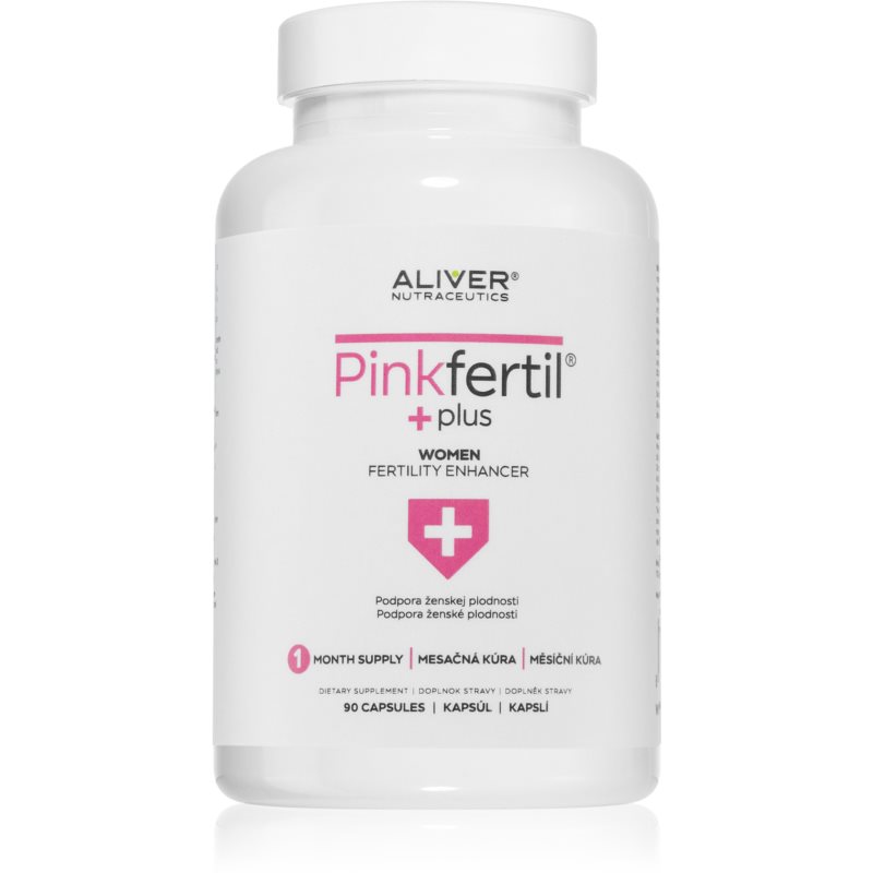 Aliver Pinkfertil Plus Woman bylinné kapsuly na podporu zdravej hormonálnej činnosti 90 cps