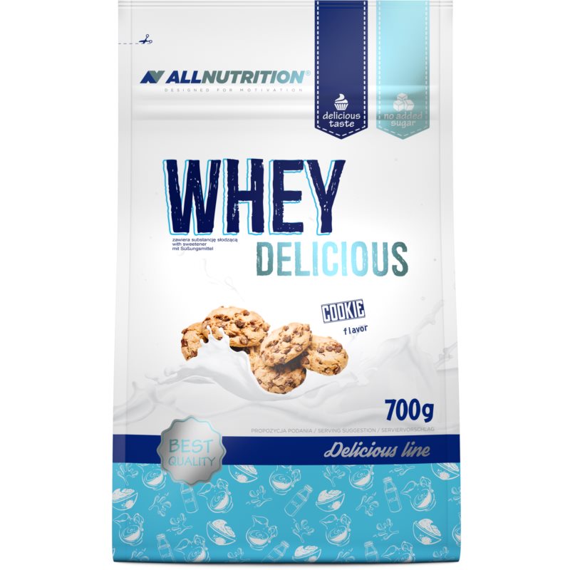 Allnutrition Whey Delicious srvátkový proteín príchuť Cookies 700 g