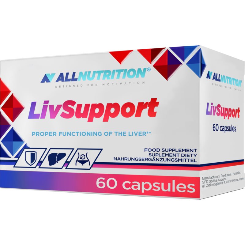 Allnutrition LivSupport kapsuly na podporu funkcie pečene 60 cps