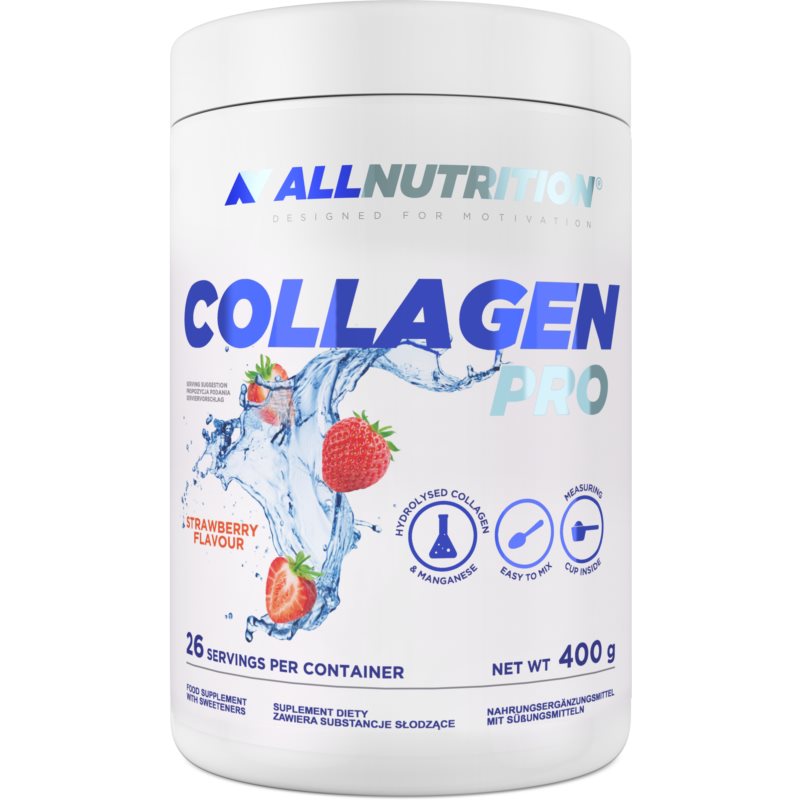 Allnutrition Collagen Pro kolagén s vitamínmi príchuť Strawberry 400 g