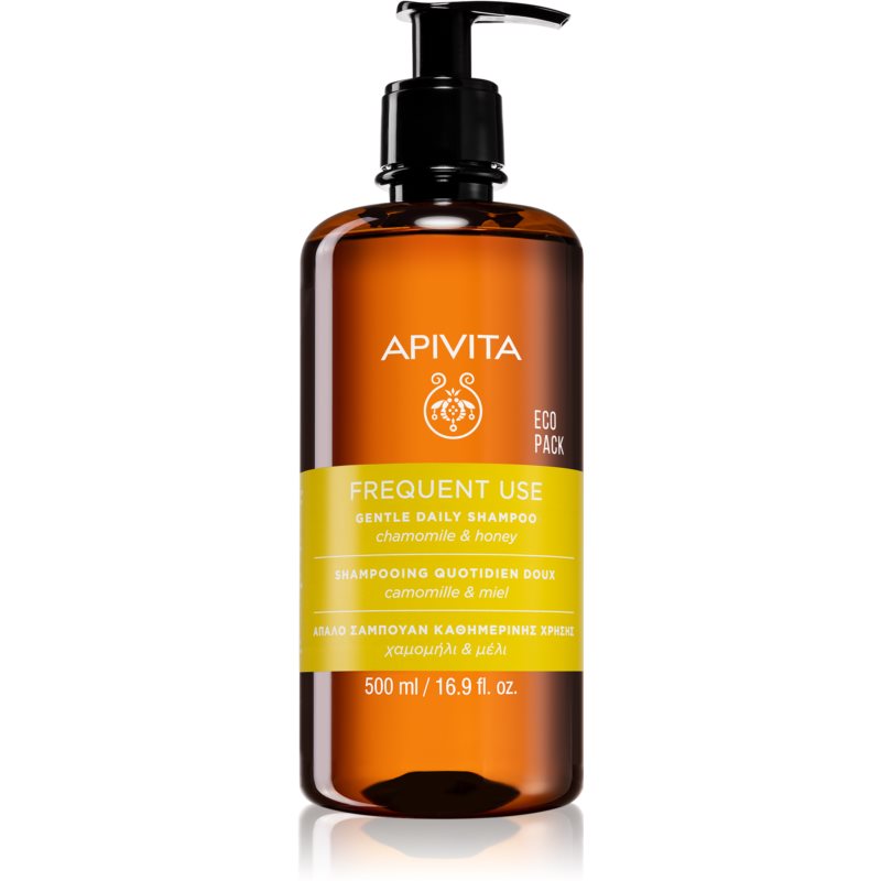 Apivita Frequent Use Chamomile  Honey šampón pre každodenné umývanie vlasov 500 ml