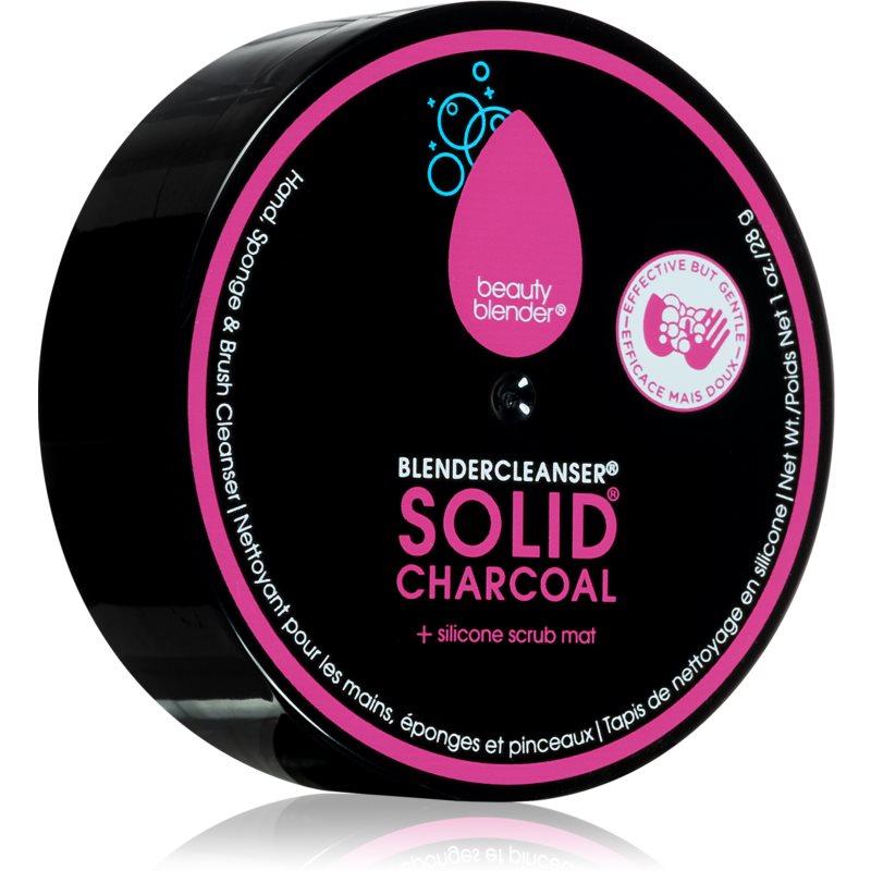 beautyblender® Blendercleanser Solid Charcoal tuhý čistič na make-up hubky a štetce 28 g