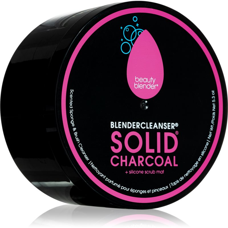 beautyblender® Blendercleanser Solid Charcoal tuhý čistič na make-up hubky a štetce 145 g