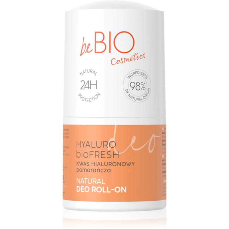beBIO Hyaluro bioFresh osviežujúci deodorant roll-on 50 ml