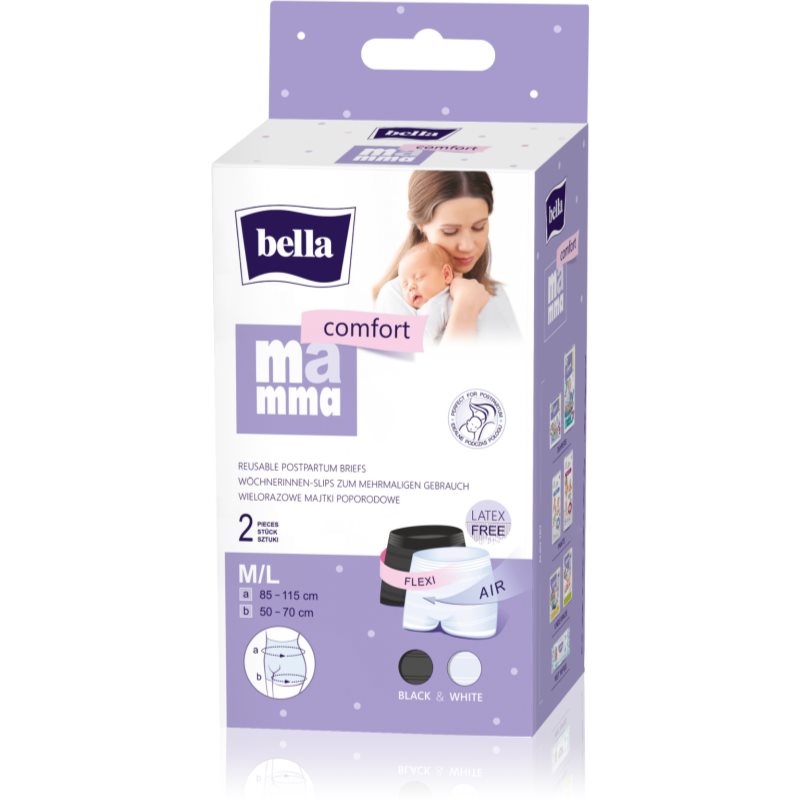 BELLA Mamma Comfort popôrodné nohavičky veľkosť ML 2 ks