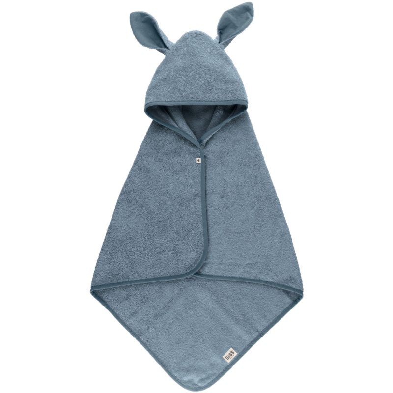 BIBS Kangarooo Hoodie Towel osuška s kapucňou Petrol 65 x 65 cm 1 ks
