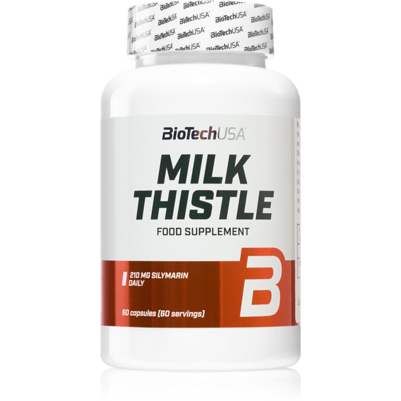 BioTechUSA Milk Thistle kapsuly na podporu funkcie pečene 60 cps