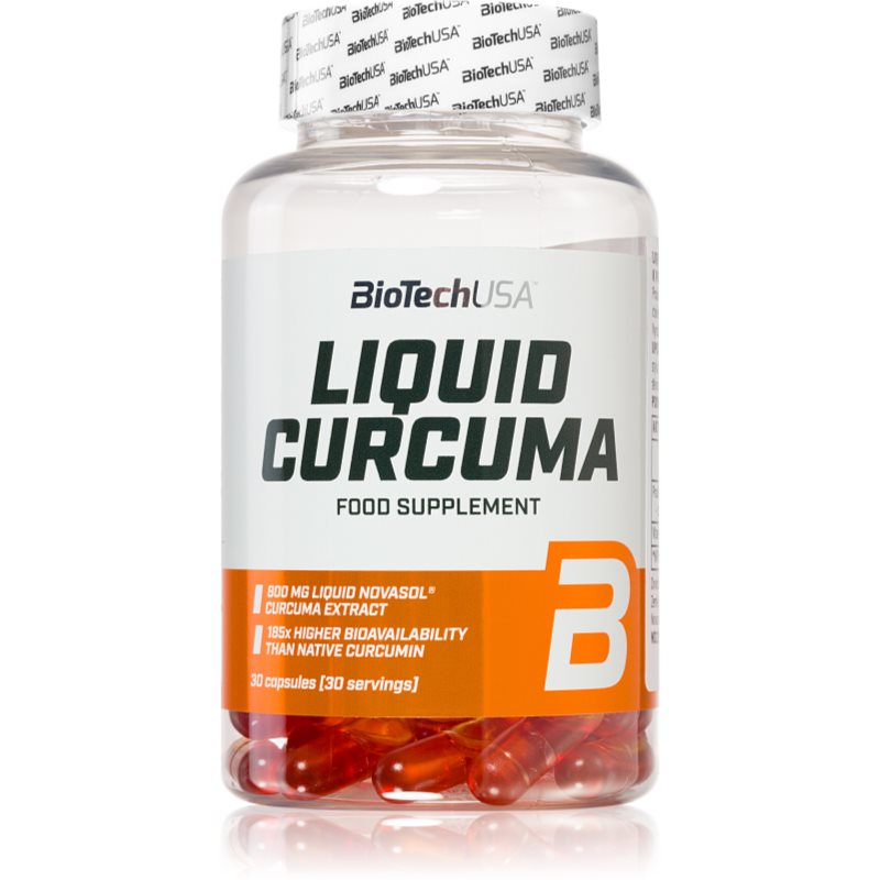 BioTechUSA Liquid Curcuma kapsuly na podporu imunitného systému 30 cps
