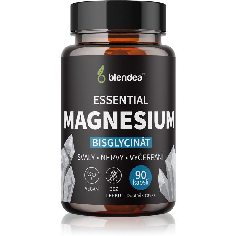 Blendea Magnesium kapsuly na podporu zníženia únavy a vyčerpania, pre normálny stav zubov, kostí a svalov 90 cps