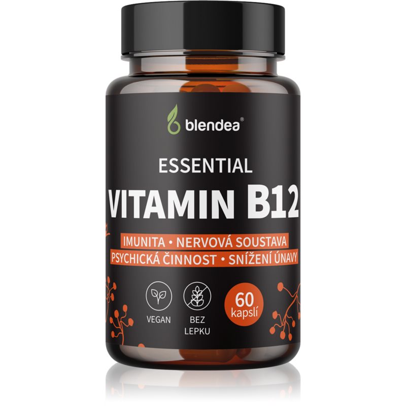 Blendea Vitamin B12 kapsuly na podporu zníženia miery únavy a vyčerpania 60 cps