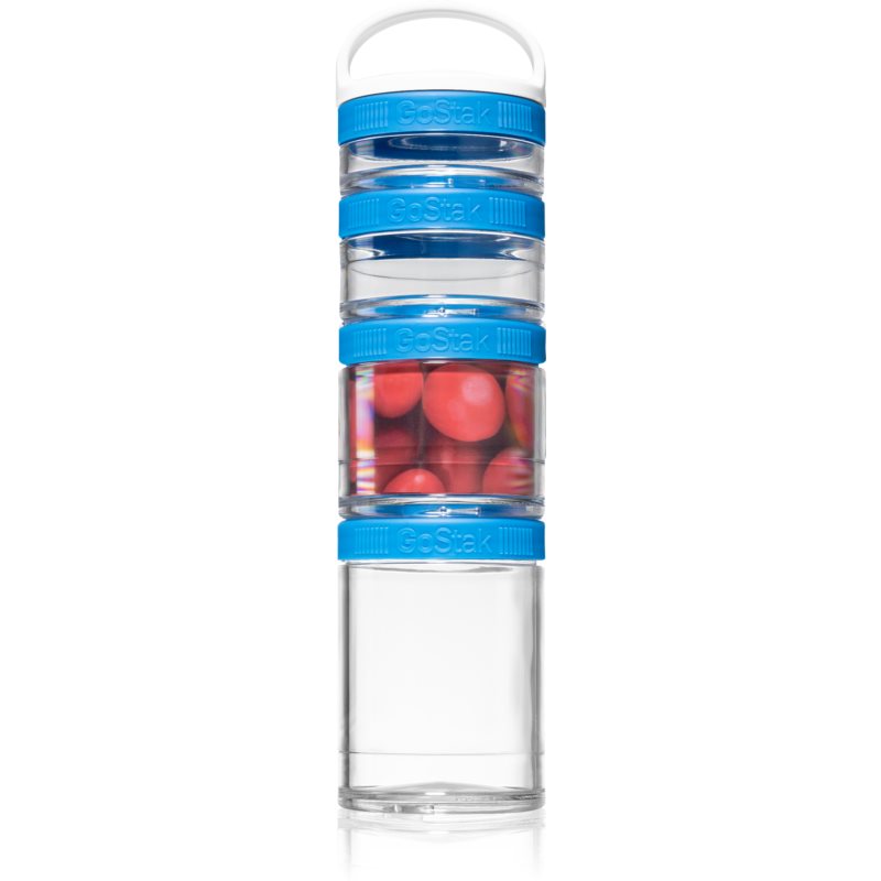 Blender Bottle GoStak® Starter 4 Pak zásobníky na uchovávanie pokrmov farba Blue 1 ks
