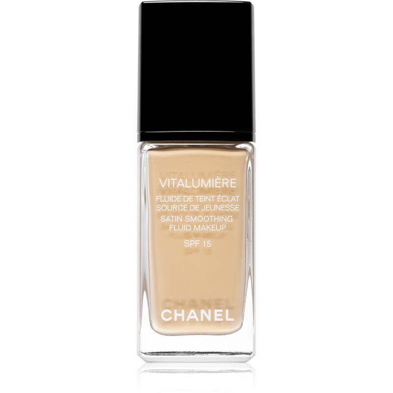 Chanel Vitalumière Satin tekutý make-up odtieň 25 Pétale 30 ml