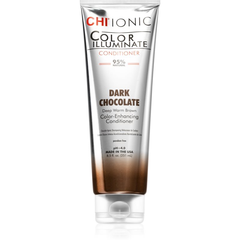CHI Color Illuminate tónovací kondicionér pre prírodné alebo farbené vlasy odtieň Dark Chocolate 251 ml