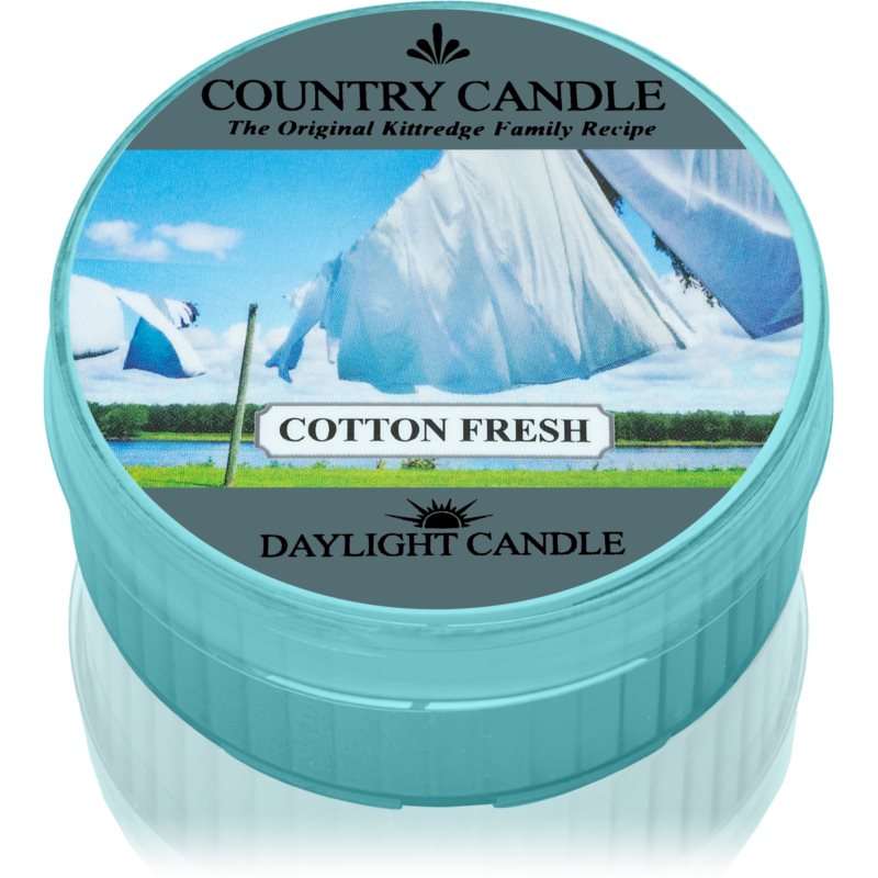 Country Candle Cotton Fresh čajová sviečka 42 g