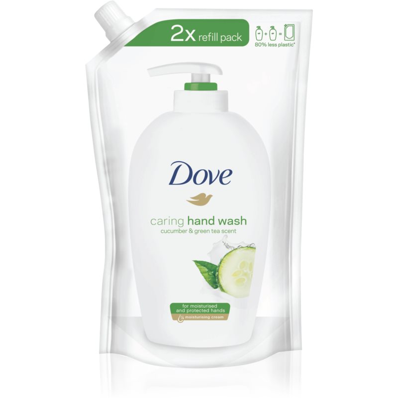 Dove Go Fresh Fresh Touch tekuté mydlo náhradná náplň uhorka a zelený čaj 500 ml